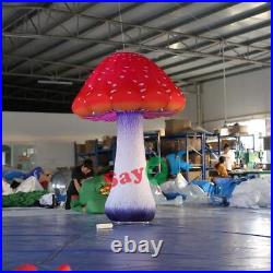 1M-5M Full Printing Colored Giant Inflatable Mushroom for Theme Park Event Part