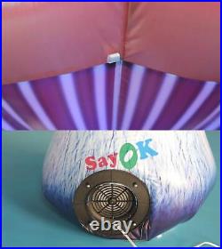 1M-5M Full Printing Colored Giant Inflatable Mushroom for Theme Park Event Part