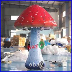 1M-5M Full Printing Colored Giant Inflatable Mushroom for Theme Park Event Part