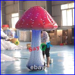 1M-5M Full Printing Colored Giant Inflatable Mushroom for Theme Park Event Part