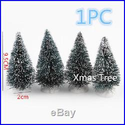 1PC 9.5cm Mini Christmas Tree Festival Party Ornaments Decoration Xmas Gift