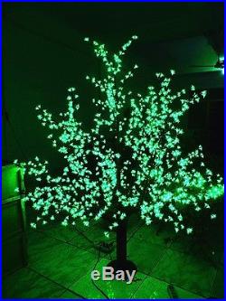 1,024 LEDs 6ft Cherry Blossom Tree Light Garden Holiday Decoration Green Outdoor
