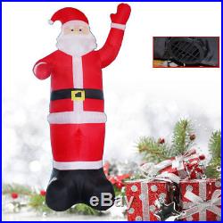 1.2-3.5M Inflatable Santa Father Christmas Claus Outdoor Garden Yard Decoration
