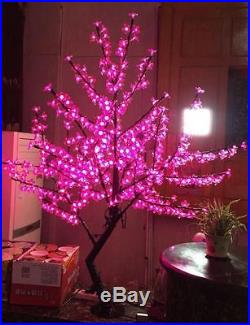 1.5M/5Ft height LED Cherry Blossom Tree Wedding Garden Holiday 480pcs Light Pink
