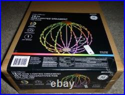 1.5ft GE Color Effects 18 RGB Christmas Ornament 156 Color Changing LED Lights
