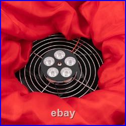 1.8M LED Fake Flame Effect Lamp Simulated Campfire Light Red Flame Torch Light