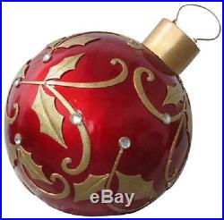 (1) New 24 Red Oversized Christmas Ornament 16069 By Reson 195257