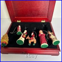 2001 Judi Vaillancourt Neiman Marcus Christmas Ornament Set Possible Dreams RARE