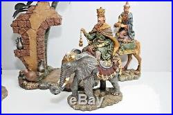 2003 The Bombay Company Christmas Nativity Scene RARE Treasured Craftsmanship