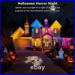 200FT Permanent Outdoor Lights Pro Smart AI RGBTW Light, Cool/Warm Eaves Ligh