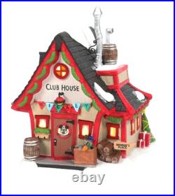 $200 Department 56 Lighted Mickey's Merry Christmas Clubhouse Village 6010492