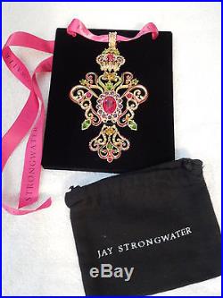 2012 Annual Bejeweled Ornament Jay Strongwater with Swarovski Crystals NIB