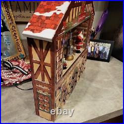 2012 Mr. Christmas Advent calendar With Box Plays 25 Songs Working Excellent READ