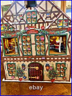 2012 Mr. Christmas Animated Advent House Plays 25 Songs Santa’s Workshop Cracker