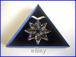 2013 Swarovski Annual Christmas Ornament Large Crystal Star Collectible