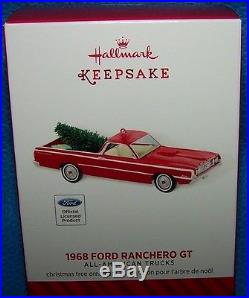 2014 Hallmark Keepsake Ornament 1968 Ford Ranchero GT
