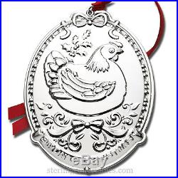 2014 Towle Silverplate 12 Days of Christmas Ornament New in Box