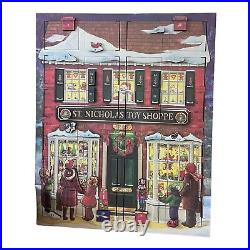 2018 Byers' Choice Musical Wooden Advent Calendar Advent St Nick's Toy Shop