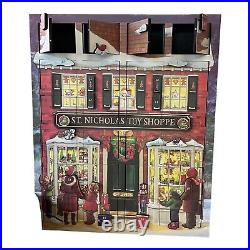 2018 Byers' Choice Musical Wooden Advent Calendar Advent St Nick's Toy Shop