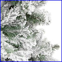 2019 Quality Christmas tree snow tips flocked 6ft (Almost Gone!)
