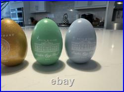 2020 Official Donald J. Trump The White House Easter Egg Roll Wooden 5 Egg Set