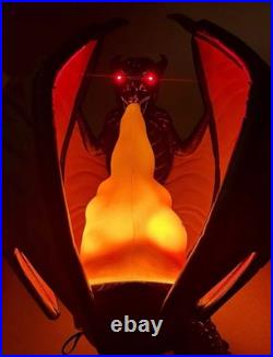 2024 Cracker Barrel Dragon Lamp Post Fire Breathing 6ft Cracker Barrel Halloween