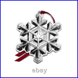 2024 Sterling Silver Snowflake Ornament 55th Edition