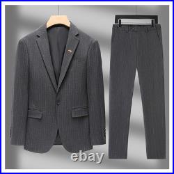 2026Men’s New blazer+pants set suit business set coat jacket HIGHT QUALITY