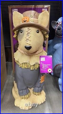 2026 Home Depot 2.5 Ft Scarecrow Bullterrier Halloween Dog Blow Mold LED 2026 Home Depot 2.5 Ft Scarecrow Bullterrier Halloween Dog Blow Mold LED