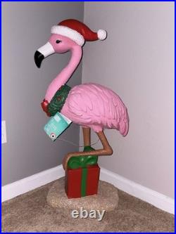 2026 Home Depot Accents 2.5ft Hand Painted Led Flamingo Coastal Blow Mold