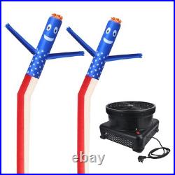 20FT Inflatable Waving Tube Man Set, with 1pc Blower & 2pc Air Sky Puppet Danc