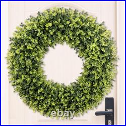 20In Large Boxwoods Door Wreaths for Front Door Spring Summer outside All Season