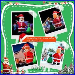 20 26 33 40FT Giant Christmas Inflatable Santa Claus Outdoor Decoration & Blower