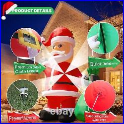 20 26 33 40FT Giant Christmas Inflatable Santa Claus Outdoor Decoration & Blower
