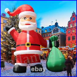20 26 33 40FT Giant Christmas Inflatable Santa Claus Outdoor Decoration & Blower