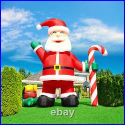 20/26/33/40FT Giant Christmas Inflatable Santa Claus & Snowman Blow Up Outdoor