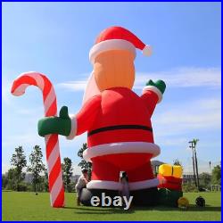 20/26/33/40FT Giant Christmas Inflatable Santa Claus & Snowman Blow Up Outdoor