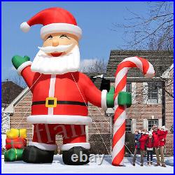 20/26/33/40FT Giant Premium Christmas Inflatable Santa Claus Xmas Decor & Blower