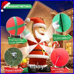 20/26/33/40FT Giant Premium Christmas Inflatable Santa Claus Xmas Decor & Blower