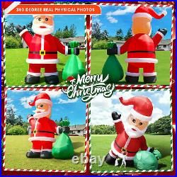20/26/33/40FT Giant Premium Christmas Inflatable Santa Claus Xmas Party & Blower