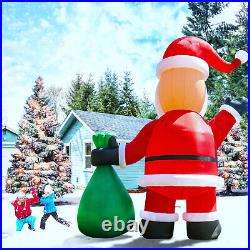 20/26/33/40FT Giant Premium Christmas Inflatable Santa Claus Xmas Party & Blower