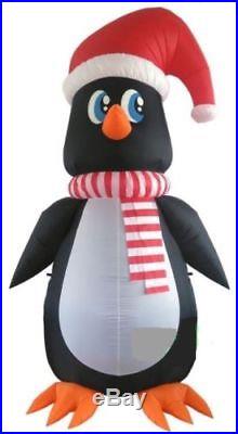 20 Ft Santa Penguin Airblown Christmas Inflatable New