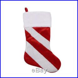 20 Red and White Christmas Stocking Decor Christmas Decoration Santa Claus Gift