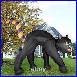 20-ft. Black Cat Halloween Inflatable with Lights, Giant Outdoor 20ft Cat 2