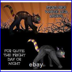 20-ft. Black Cat Halloween Inflatable with Lights, Giant Outdoor 20ft Cat 2