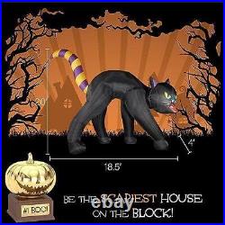 20-ft. Black Cat Halloween Inflatable with Lights, Giant Outdoor 20ft Cat 2
