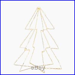 20 x 17 x 15 LIGHTED TREE 228 LED Light Steady Twinkle NEW RAZ L4240617