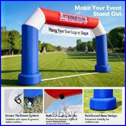 21Ft Inflatable Arch with Built-in Blower Perfect for Events & Races RWB color