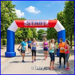 21Ft Inflatable Arch with Built-in Blower Perfect for Events & Races RWB color