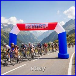 21Ft Inflatable Arch with Built-in Blower Perfect for Events & Races RWB color
